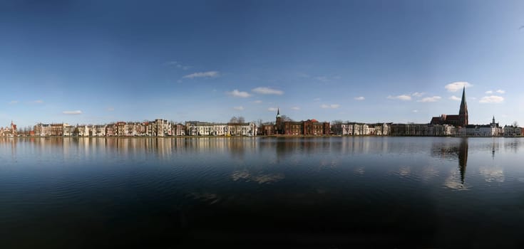 Panorama from the Schwerin Pfaffenteich