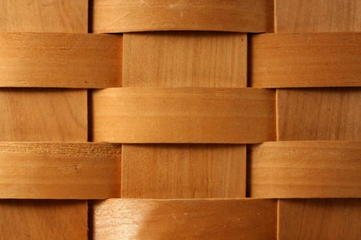 A Wooden basket weave background