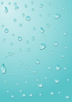 Background with drops of water