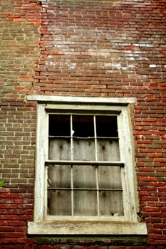 A Window on a abandoned building