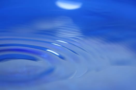 A Blue water ripples backgroud