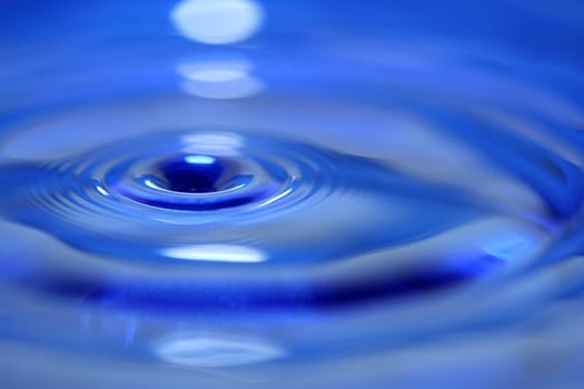 A blue water ripples background