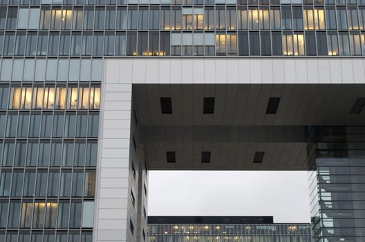 Modern office buildings