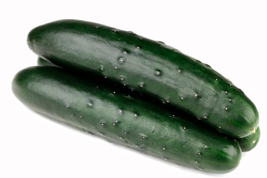 Three long green vegetables that are great at keeping cool.