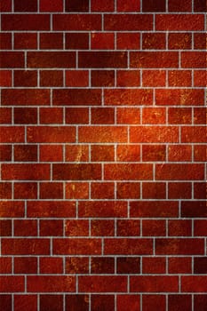 a digital photo of a brick wall