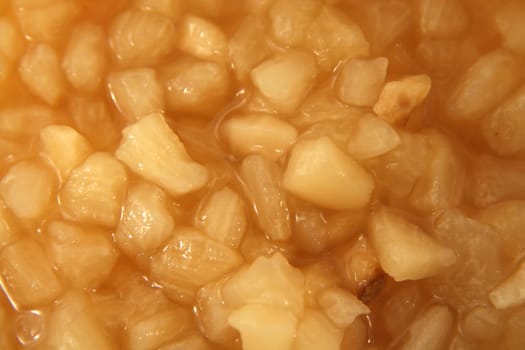 Crushed Garlic Background Texture