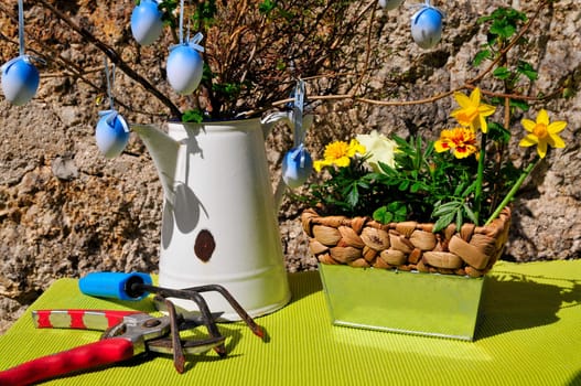 Garden Decoration Easter Spring Plants