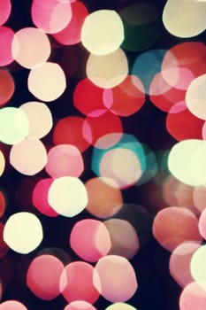 Abstract spots of lights