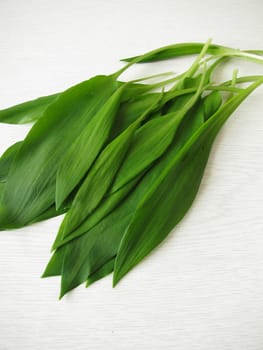 A bunch of wild garlic