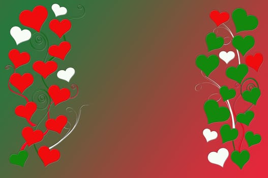 Colorful Hearts
