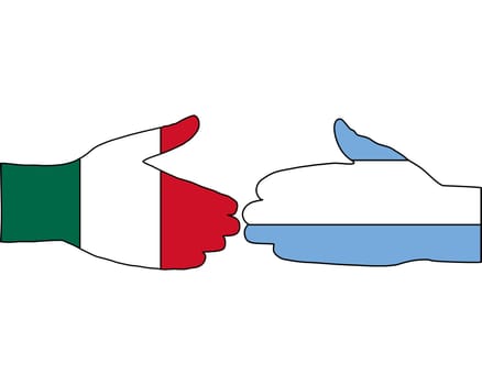 International handshake