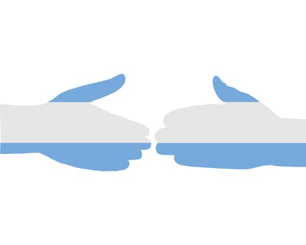 Argentine handshake