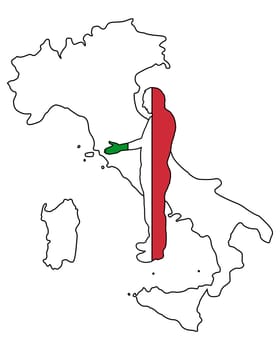 Italian handshake