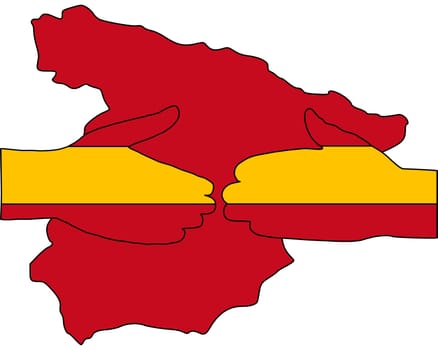 Spanish handshake