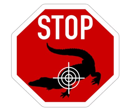 Stop Crosshairs Crocodile