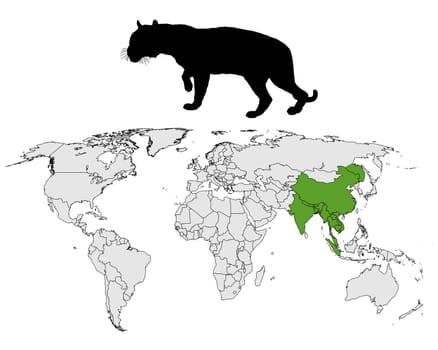 Tiger Distribution Map