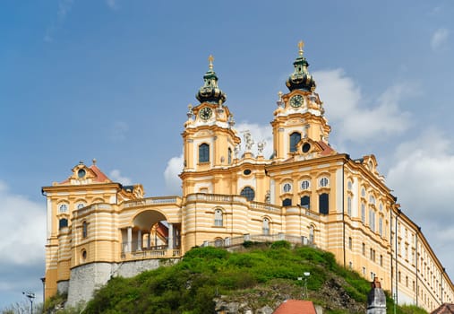 Stift Melk, a famous Abbey in Lower Austria