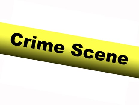 Yellow Crime Scene Barrier Tape