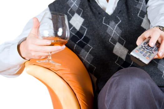 It&#039 s Friday night and time to relax with some scotch and TV