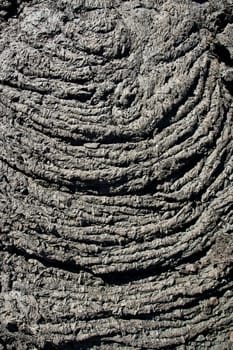 cold volcanic flow in detail