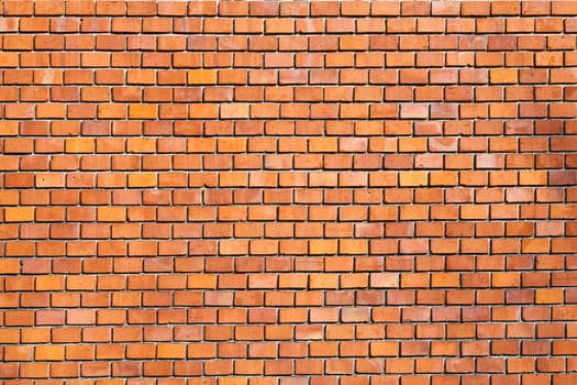 red brick wall of an old house