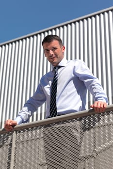 outdoor businessman