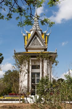 Choeung Ek Memorial Cambodia,commemoration of the horrific executions of the Pol Pot regime