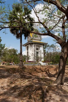 Choeung Ek Memorial Cambodia,commemoration of the horrific executions of the Pol Pot regime
