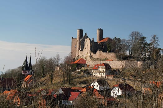 Hanstein Castle in Eichsfeld,Thuringia