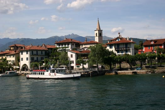 Lake Maggiore with Isola Superiore (dei Pescatori)