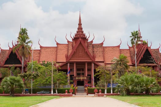 Phnom Penh National Museum,landmark in the capital of Cambodia