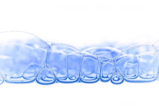 Abstract image of the water bubbles - froth