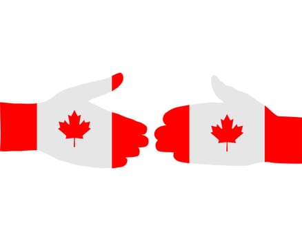 Canadian handshake