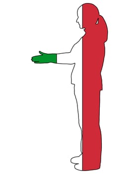 Italian handshake