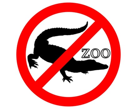Crocodile banned in the zoo