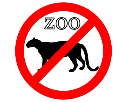 Leopard banned in the zoo