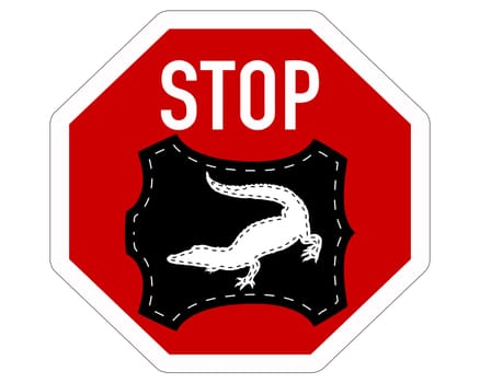 Stop Crocodile Leather