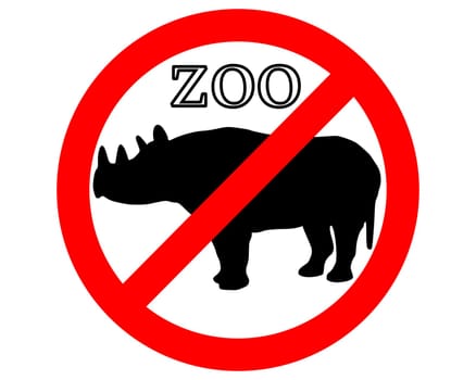 Black rhinoceros banned in zoos