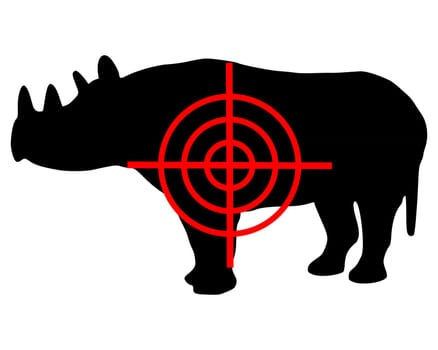 Black Rhinoceros Reticle
