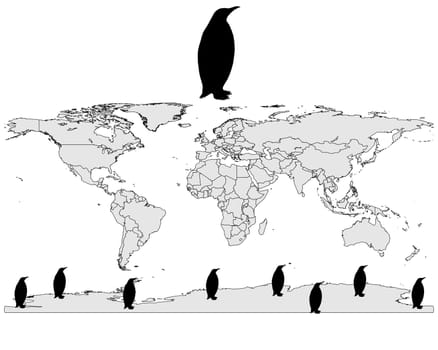 Emperor Penguin Distribution Map