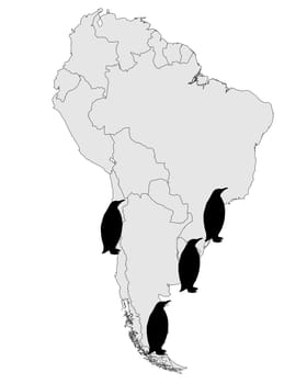 Magellanic Penguin Distribution Map