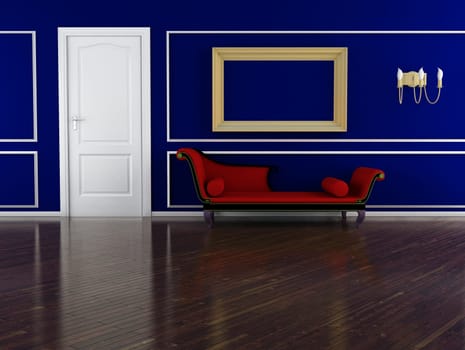 Classic interior (3D render) -  Elegance Furniture