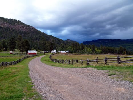 Farm located outside of Breckenridge, Colorado