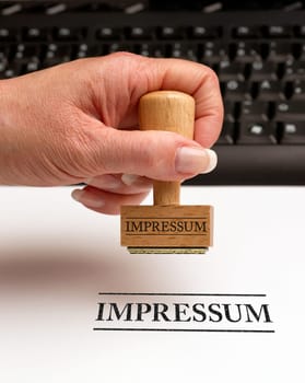 Imprint - Business Concept