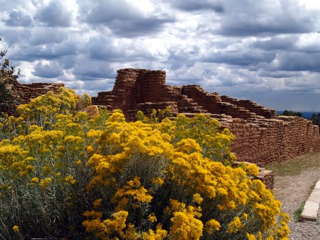 Ruins in Mesa Verde National Park, Colorado.