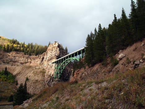 Bridge in Colorado Mountains