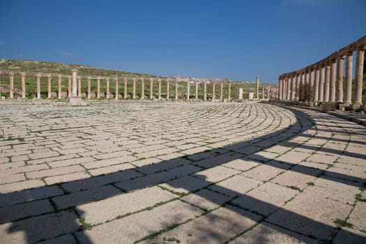 Jerash - ancient Roman city in Jordan