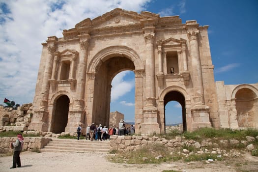 Jerash - ancient Roman city in Jordan