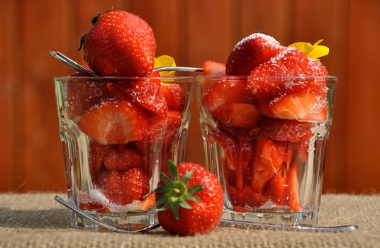 fresh strawberries