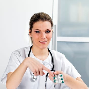 doctor and pills